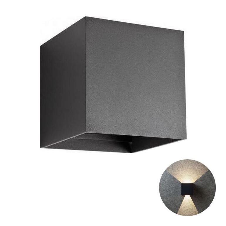 Redo 90173 - Applique murale extérieure VARY 2xLED/6W/230V 3000K IP54 anthracite