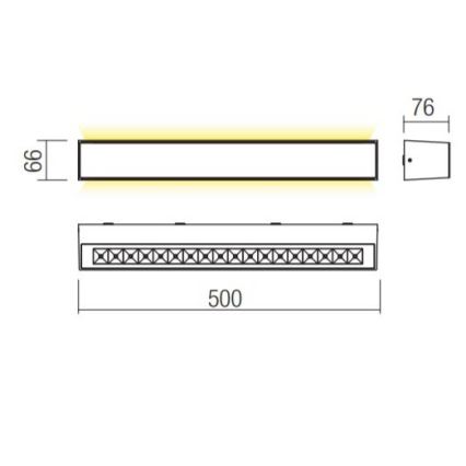Redo 90259 - Applique da esterno AROOS LED/21W/230V 3000K IP65 bianca