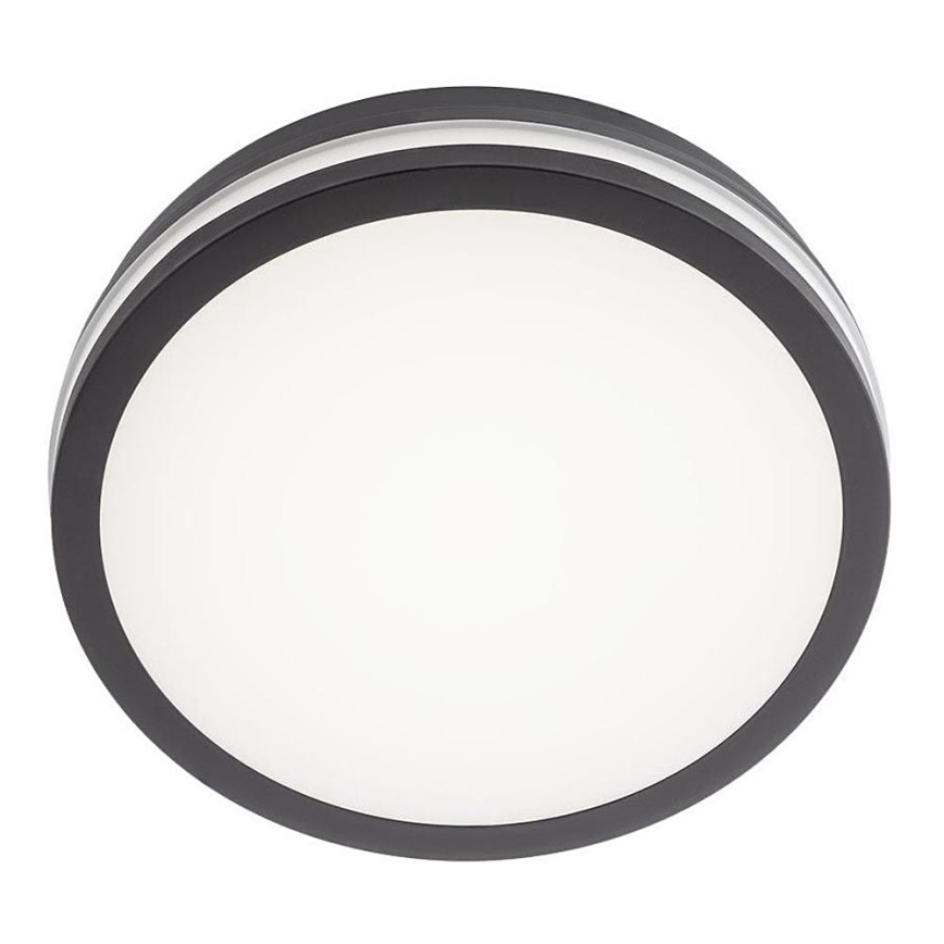 Redo 90290 - LED-Deckenleuchte für den Außenbereich mit Sensor ISOLA LED/24W/230V d 26 cm 3000/4000/6500K IP54 anthrazit