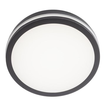 Redo 90290 - Plafoniera LED da esterno con sensore ISOLA LED/24W/230V diametro 26 cm 3000/4000/6500K IP54 antracite