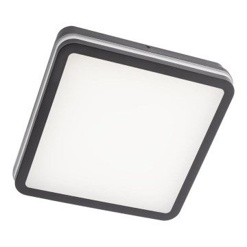 Redo 90292 - Plafonnier extérieur avec détecteur ISOLA LED/24W/230V 26x26 cm 3000/4000/6500K IP54 anthracite