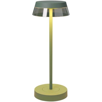 Redo 90309 - Lampada da tavolo LED dimmerabile con funzione Touch ILUNA LED/2,5W/5V 2700-3000K 3000 mAh IP65 verde