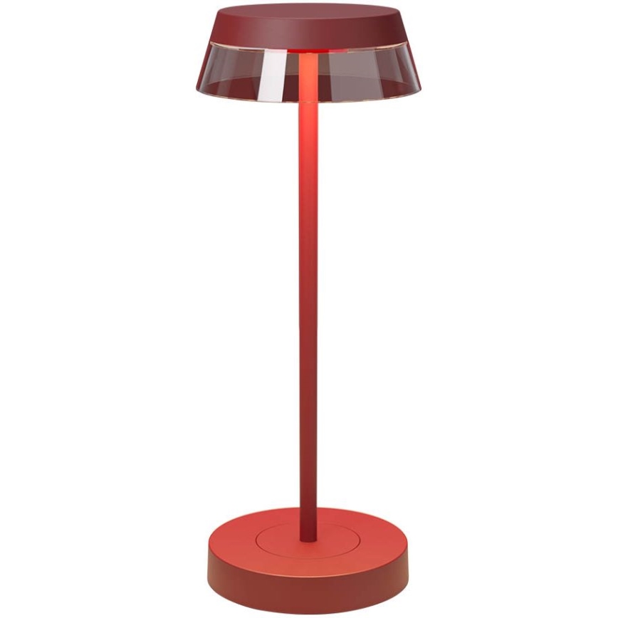 Redo 90311- Lampe de table tactile LED à intensité variable ILUNA LED/2,5W/5V 2700-3000K 3000 mAh IP65 rouge