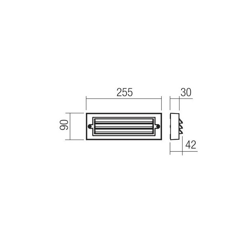 Redo 90330 - LED Applique murale d'extérieur KRUP LED/6W/230V IP65 anthracite