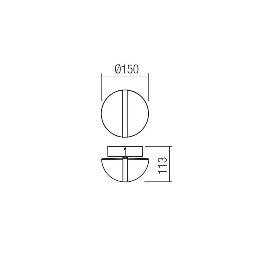 Redo 90364 - LED Applique murale d'extérieur SIERRA LED/10,8W/230V IP54