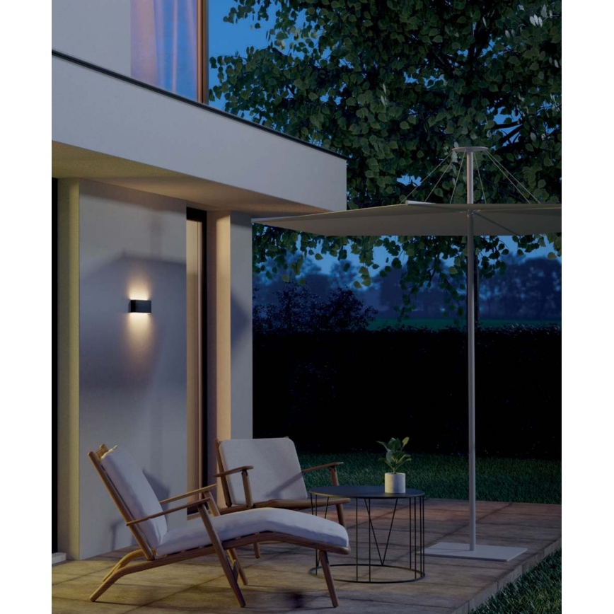 Redo 90376 - LED Applique murale d'extérieur KAMAL LED/4,4W/230V 3000K IP54 gris