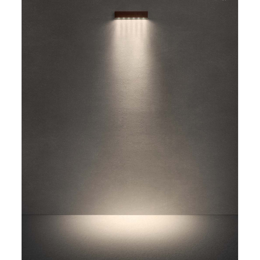 Redo 90395 - LED Applique murale d'extérieur OMNIA LED/12W/230V 3000K IP54 marron