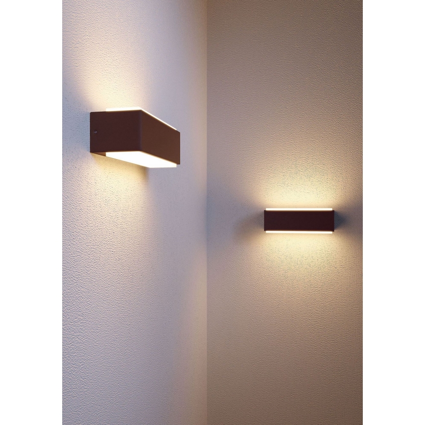 Redo 90404 - Applique murale extérieure DASH LED/9W/230V 4000K IP65 marron