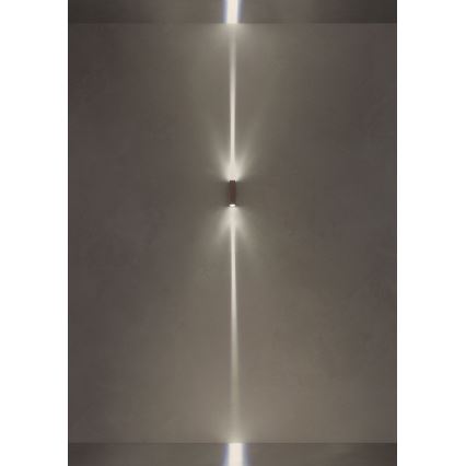 Redo 90424 - Applique murale extérieure ACE LED/5,84W/230V 4000K IP54 marron