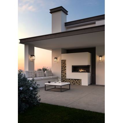 Redo 90462 - Applique murale extérieure YARD 1xE27/42W/230V IP44 anthracite
