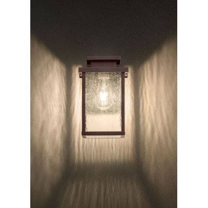 Redo 90463 - Applique murale extérieure YARD 1xE27/42W/230V IP44 marron