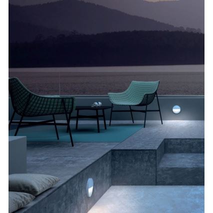 Redo 90476 - Applique murale LED extérieure LANDER LED/6W/230V IP54 blanc