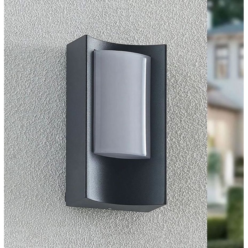 Redo 90483 - Applique murale extérieure WARP LED/8W/230V 3000K IP44 anthracite