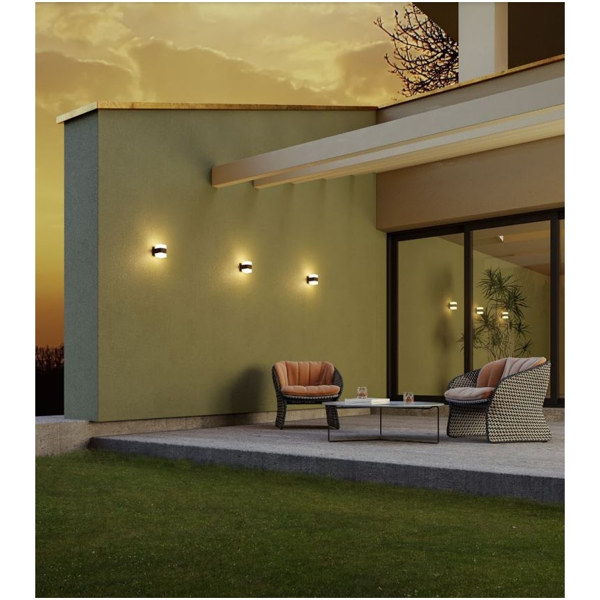 Redo 90492 - Applique murale LED extérieure TOK LED/14,8W/230V IP44 anthracite