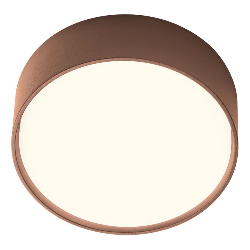Redo 90496 - Plafoniera LED da esterno URANIA LED/10W/230V diametro 16 cm 3000K IP65 marrone