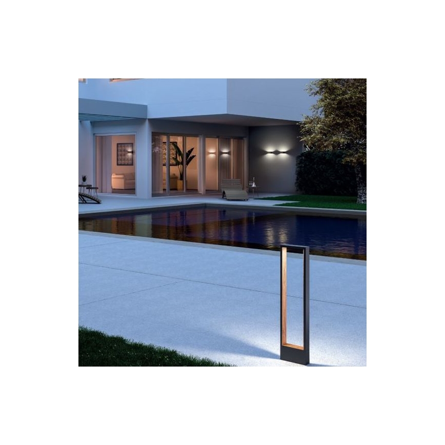 Redo 90509 - Lampe LED extérieure WALD LED/10W/230V IP65 anthracite
