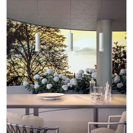 Redo 90513 - Lampada LED a sospensione da esterno KLOU LED/9W/230V IP54 bianco