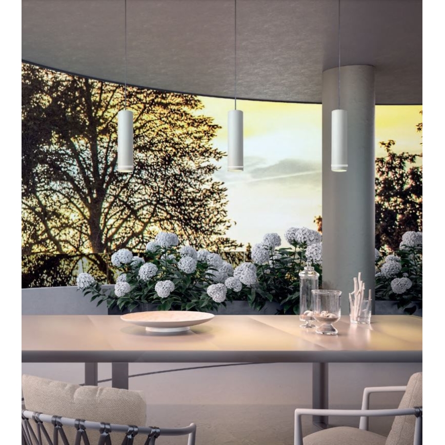 Redo 90513 - Suspension LED d'extérieur KLOU LED/9W/230V IP54 blanc