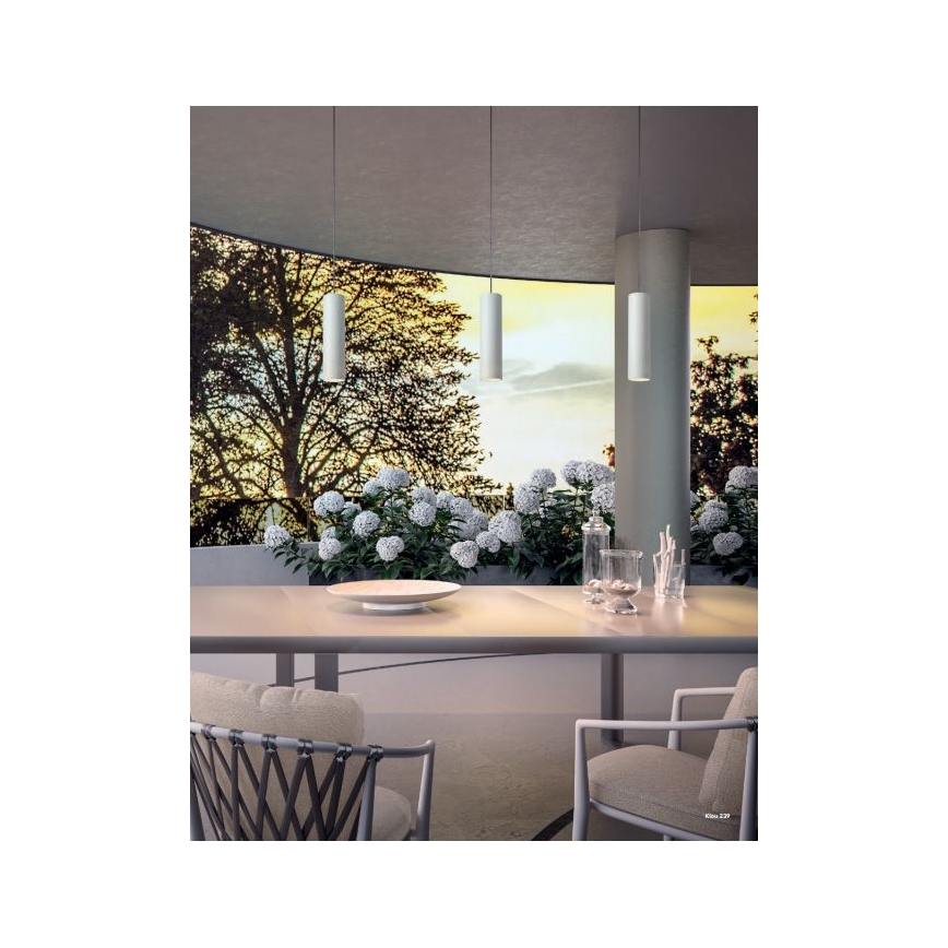 Redo 90570 - Lampada LED a sospensione da esterno KLOU LED/9W/230V IP54 bianco