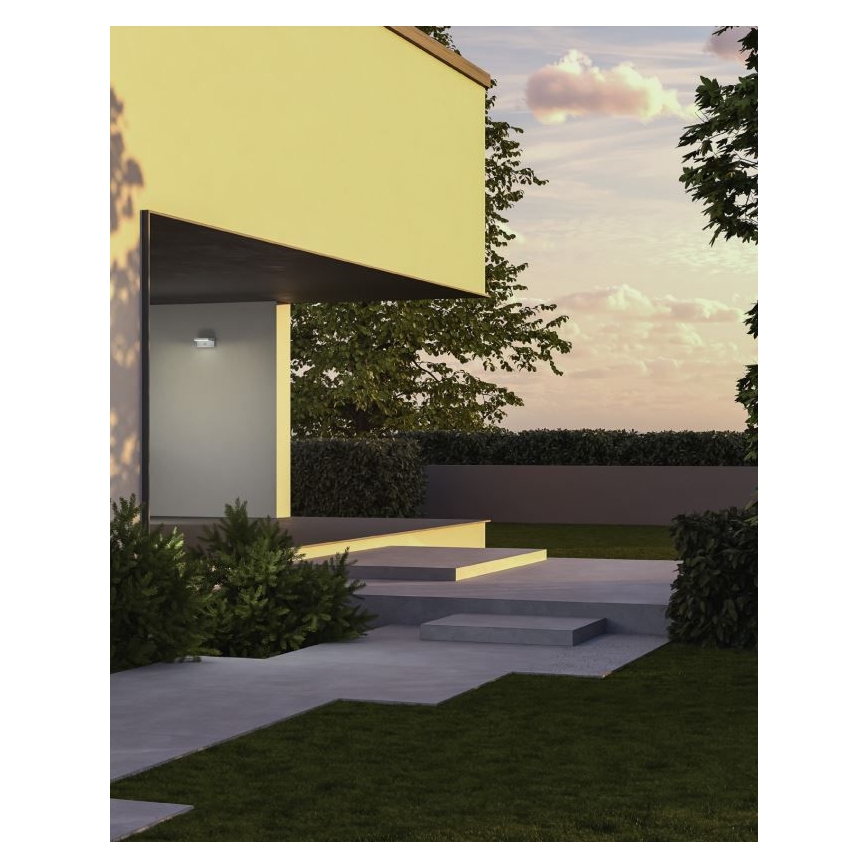 Redo 90587 - Applique LED da esterno con sensore FLIP LED/20W/230V 3000K CRI 90 IP54 antracite