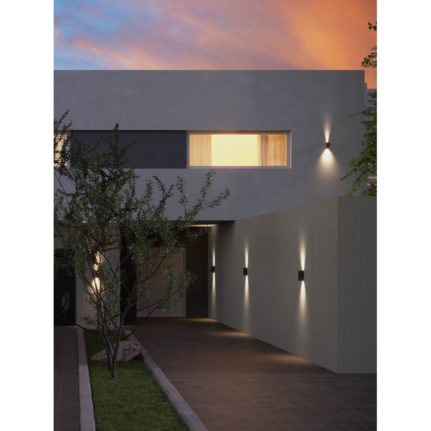 Redo 90636 - Applique a LED da esterno SONNY 2xLED/5W/230V 2200/3000/4000K IP54 antracite