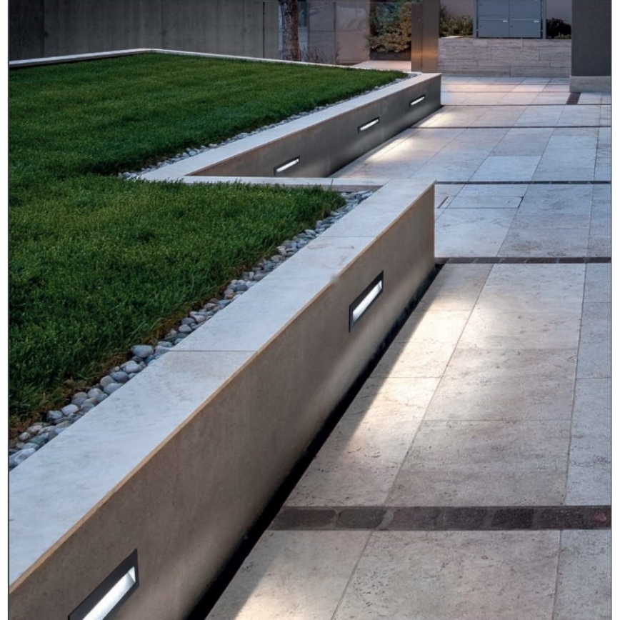 Redo 9092 - Illuminazione scale LED da esterno IGOR LED/6W/230V 3000K IP54 antracite
