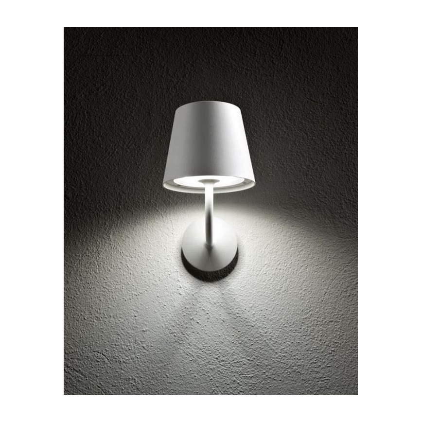 Redo 9124 - Applique murale extérieure LED GIORGIO LED/7W/230V IP65 blanc