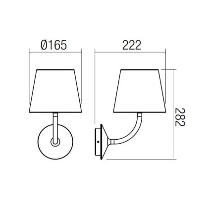 Redo 9124 - Applique murale extérieure LED GIORGIO LED/7W/230V IP65 blanc