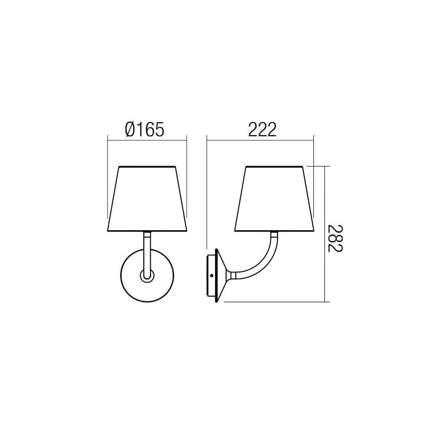 Redo 9125 - Applique murale extérieure LED GIORGIO LED/7W/230V IP65 noir