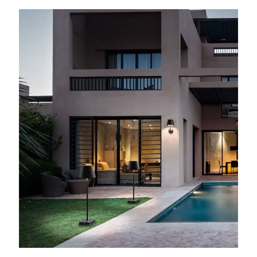 Redo 9127 - Lampe LED extérieure GIORGIO LED/7W/230V IP65 noir