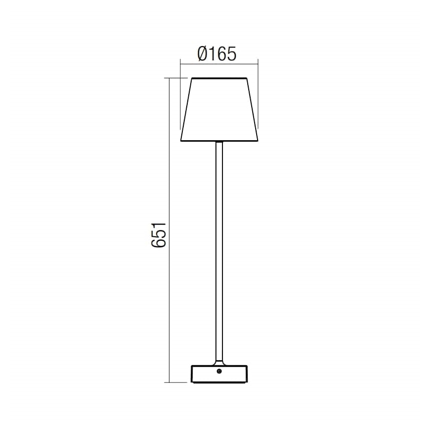 Redo 9127 - Lampe LED extérieure GIORGIO LED/7W/230V IP65 noir
