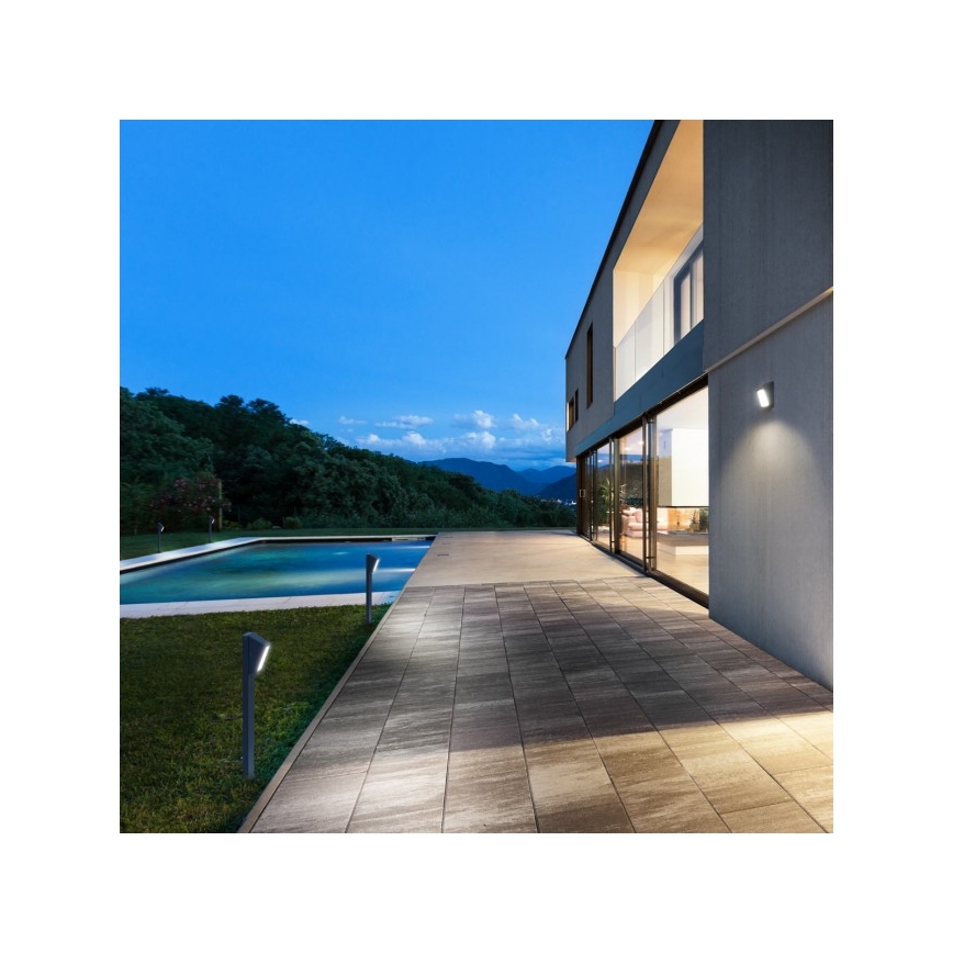 Redo 9168 - LED-Außenleuchte ARGES LED/3W/230V IP54 braun