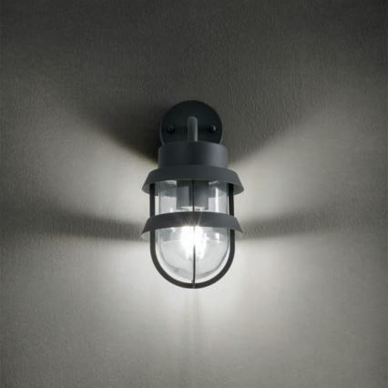 Redo 9498 - Applique murale extérieure CLAUT 1xE27/42W/230V IP44 anthracite
