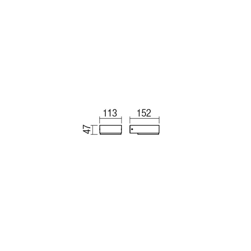 Redo 9560 - Applique a LED da esterno CUBE LED/7W/230V 3000K IP54 antracite