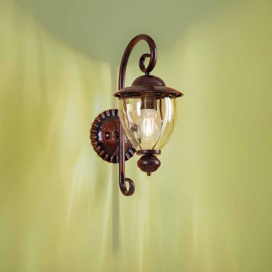 Redo 9600 - Applique da esterno MATERA 1xE27/42W/230V IP33