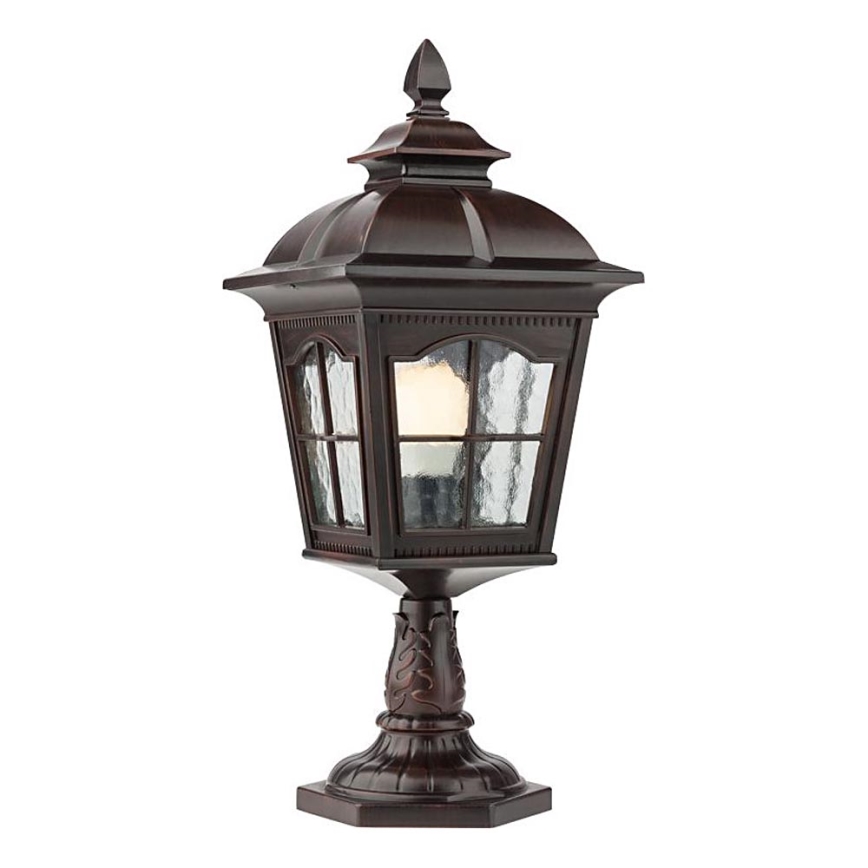 Redo 9652 - Lampe d'extérieur YORK 1xE27/70W/230V IP44 marron