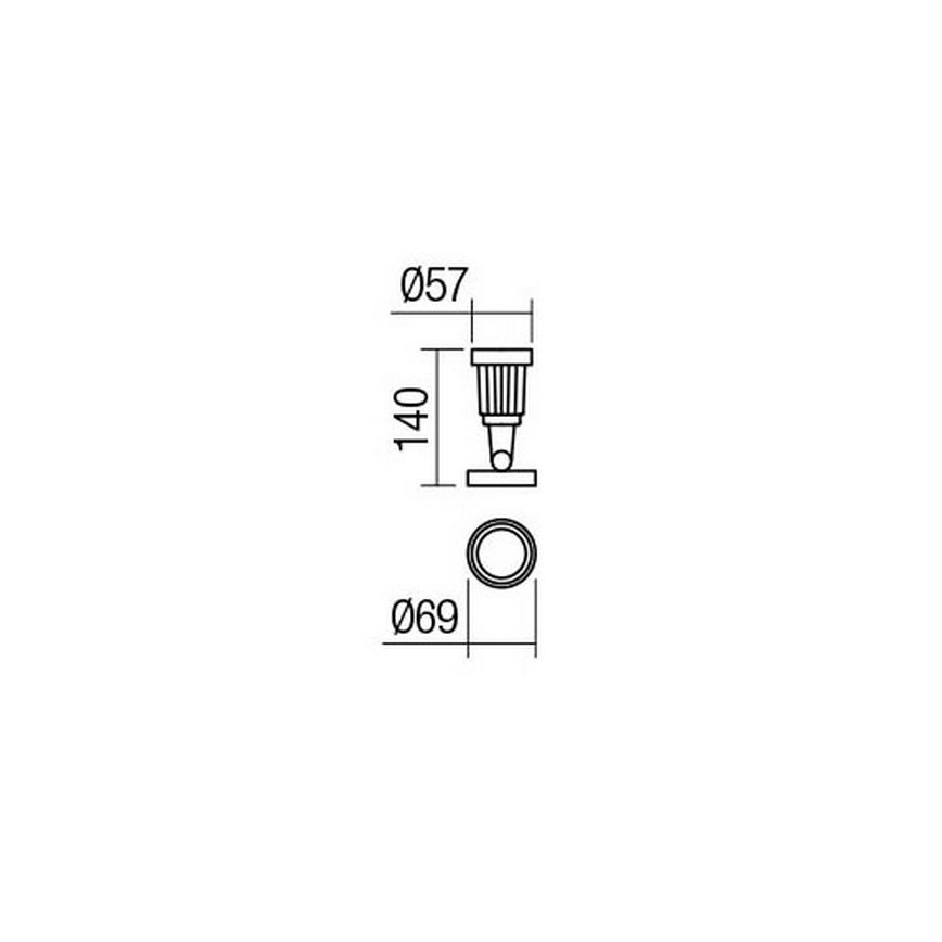 Redo 9997 - Lampada LED da esterno TIM LED/5W/230V 3000K IP65