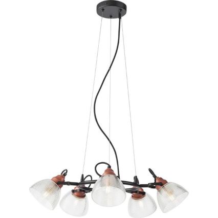 Redo A01-1451 - Abat-jour rechange pour suspension et lampadaire RIDGE E27 transparent