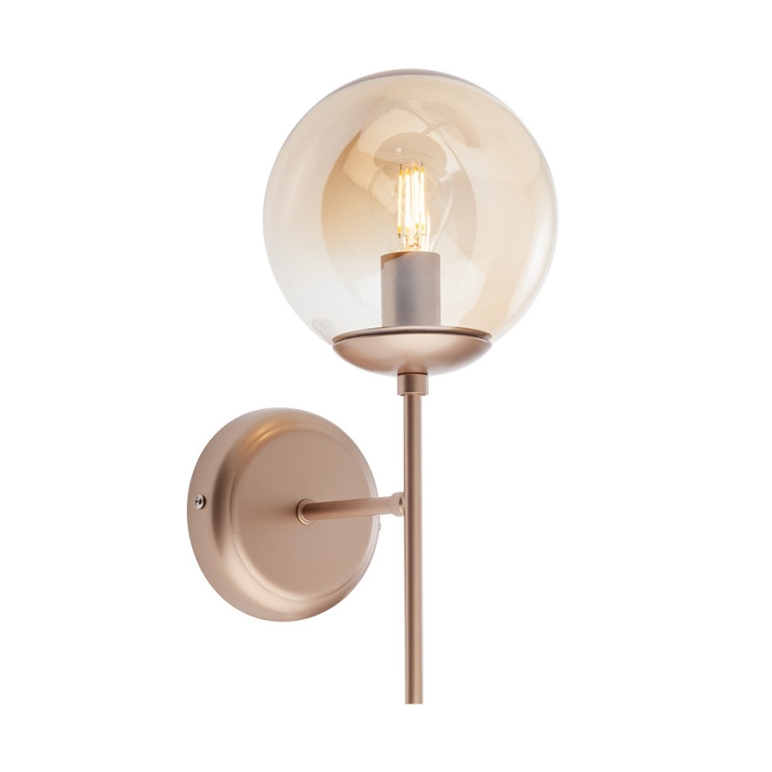 Redo A01-2943 - Ersatz-Lampenschirm für Lampe und Kronleuchter MUNDI, Ø 15 cm, rauchfarben