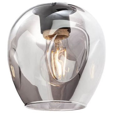 Redo - Abat-jour de rechange pour lampe, suspension PIERCE d. 15 cm noir/fumé