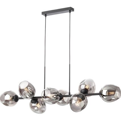 Redo - Abat-jour de rechange pour lampe, suspension PIERCE d. 15 cm noir/fumé
