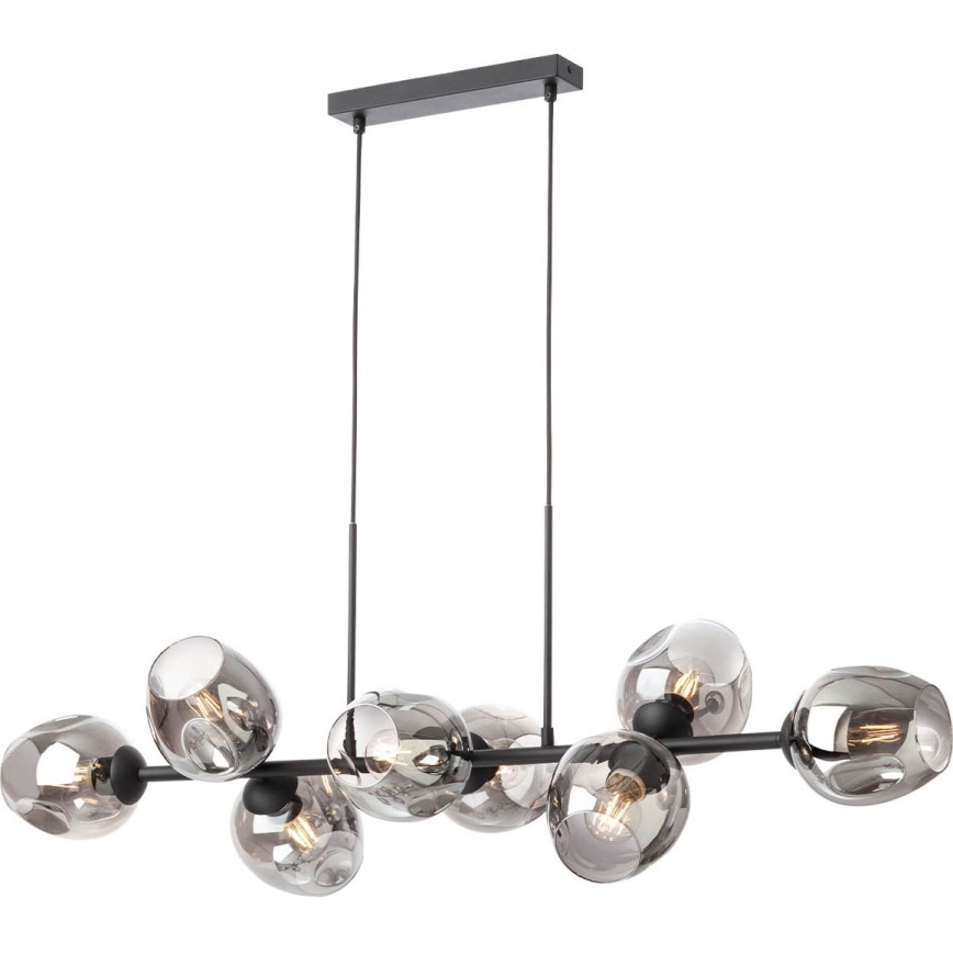 Redo - Abat-jour de rechange pour lampe, suspension PIERCE d. 15 cm noir/fumé