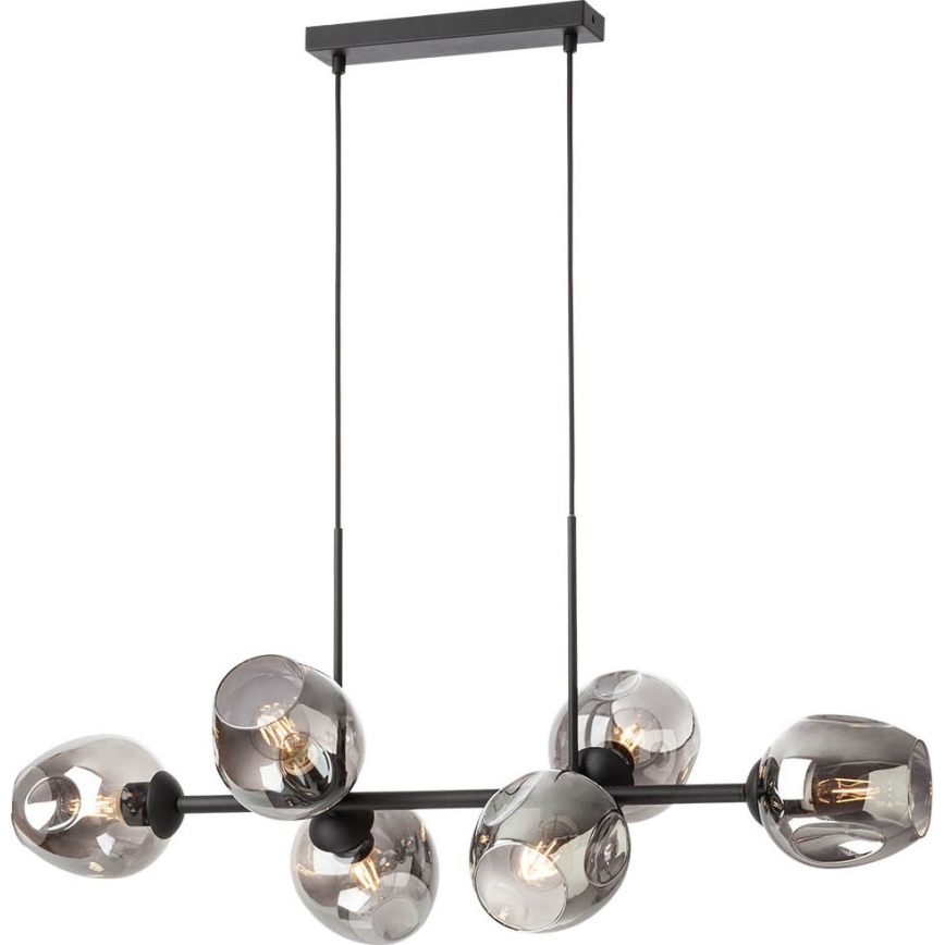 Redo - Abat-jour de rechange pour lampe, suspension PIERCE d. 15 cm noir/fumé