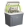 Réfrigérateur portable de voiture avec fonction de chauffage 27 l 230V/12V/24V gris