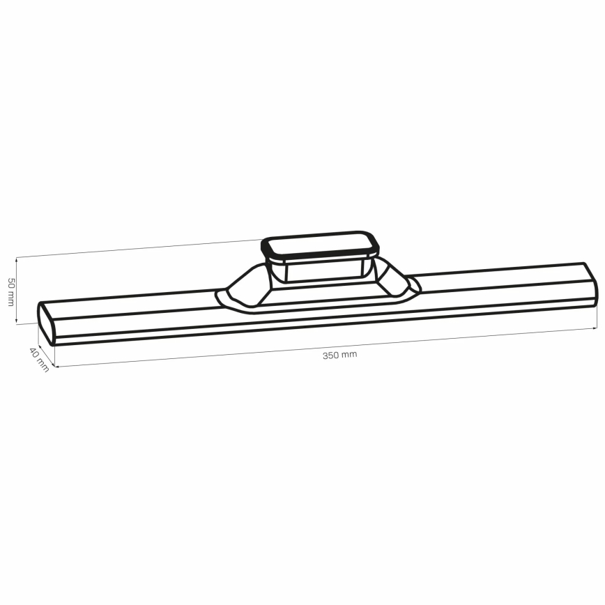 Réglette de cuisine tactile et magnétique LED/2,5W/5V USB 2700/4000/6500K 1200 mAh 35 cm blanc