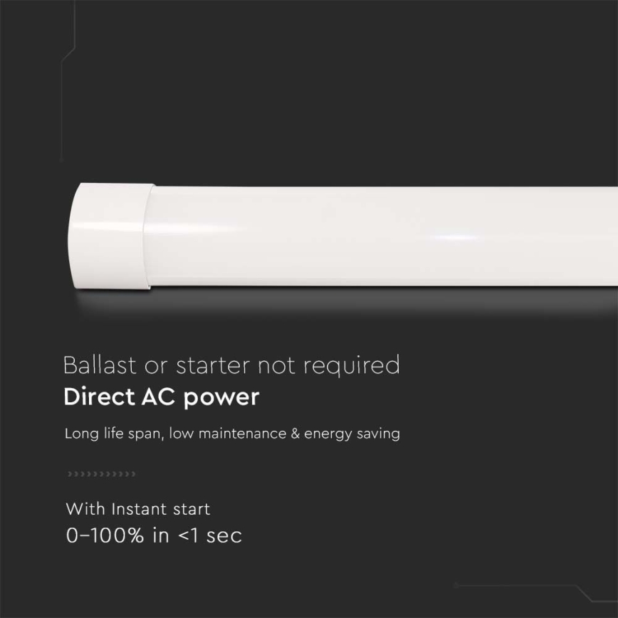 Réglette de cuisine LED/40W/230V 6500K 116 cm