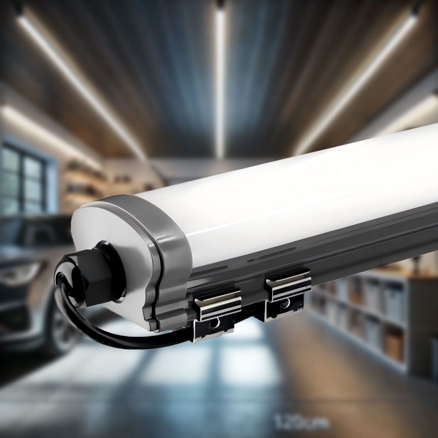Réglette de cuisine LED/60W/230V 6000K 120 cm IP65 noir
