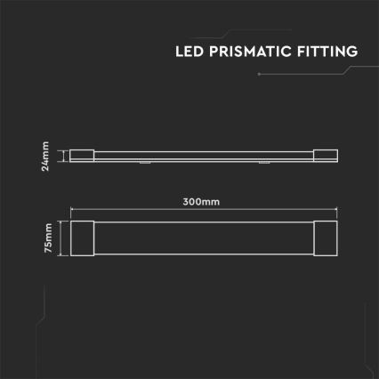 Réglette de cuisine SAMSUNG CHIP LED/10W/230V 3000K 30 cm