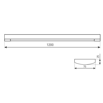 Réglette LED dimmable DAISY RIBBON LED/20/30/40W/230V 3000/4300/6500K 120 cm blanc