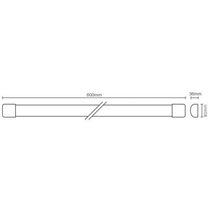 Réglette LED de cuisine à intensité variable avec détecteur LED/20W/230V 4000K IP40